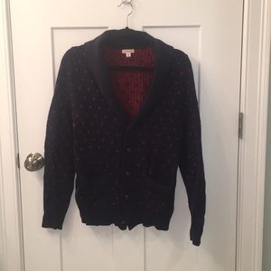 Navy and Burgundy Merona Sweater